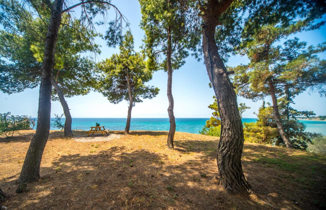 Summerday Villa Private Beach Néa Iráklia Kültér fotó